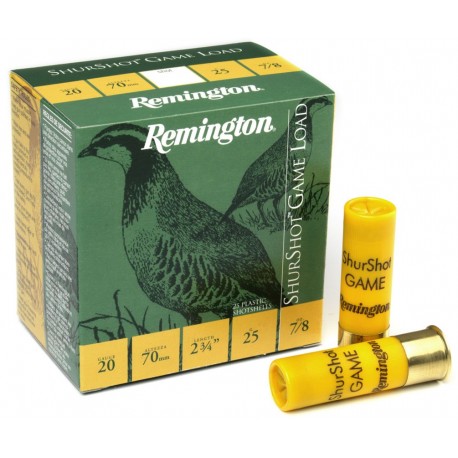Remington Cartucho Cal. 20/70