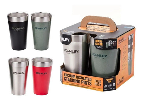 Stanley Set 4 vasos térmicos 473ml