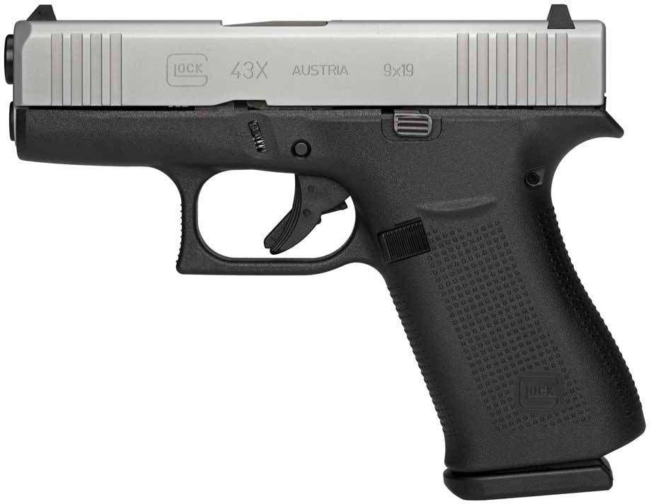 Glock 43x Silver