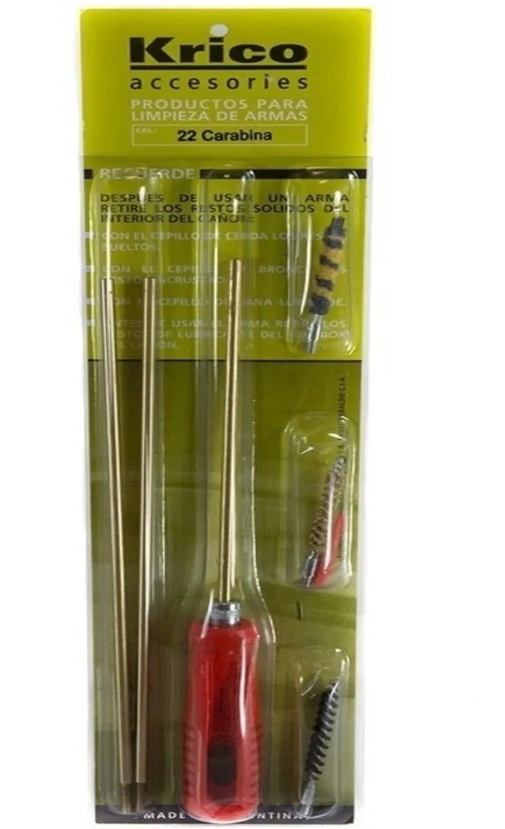 Krico Kit de limpieza carabina Cal. 22