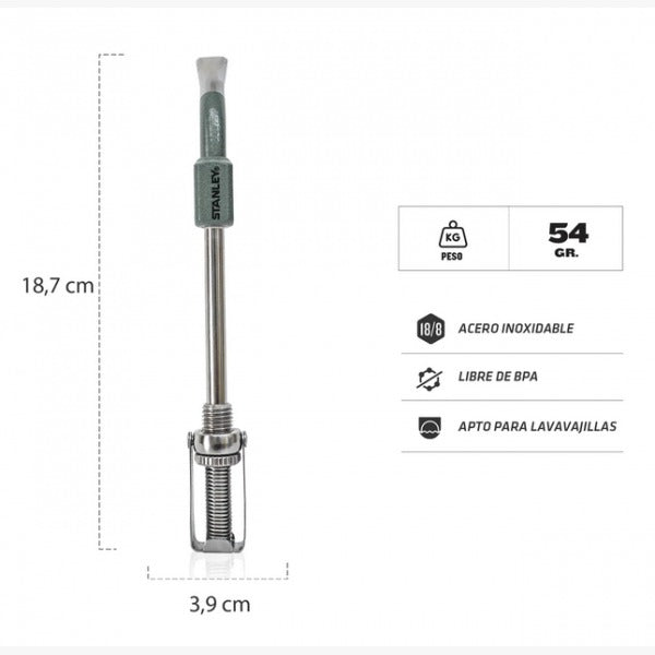 Stanley Bombilla para mate Spring Verde