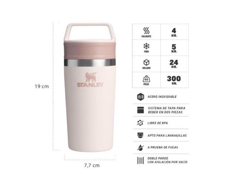 Stanley Vaso Térmico Café-To-Go Travel Mug Rosa 354ml RR