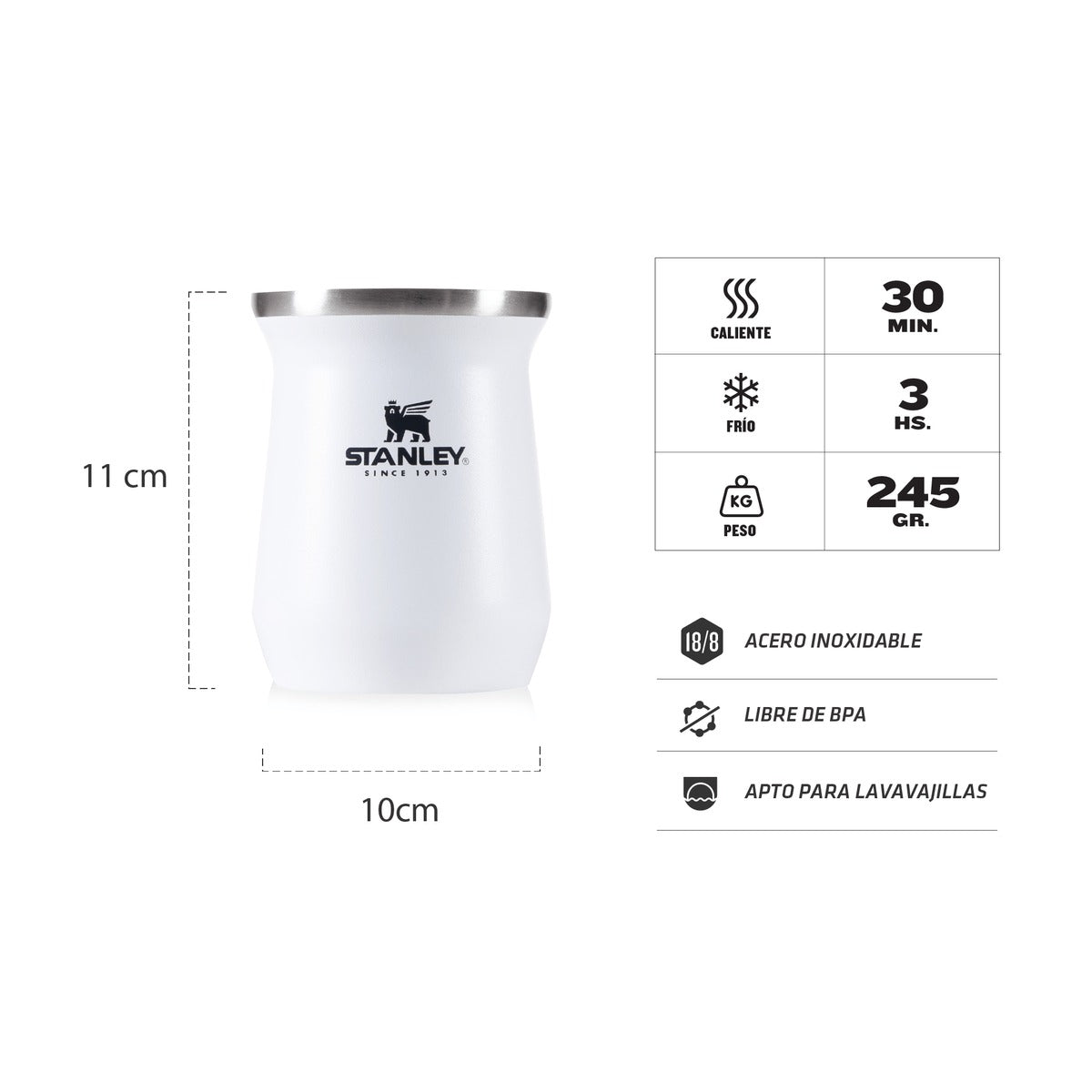 Stanley Mate Blanco Polar 236ml