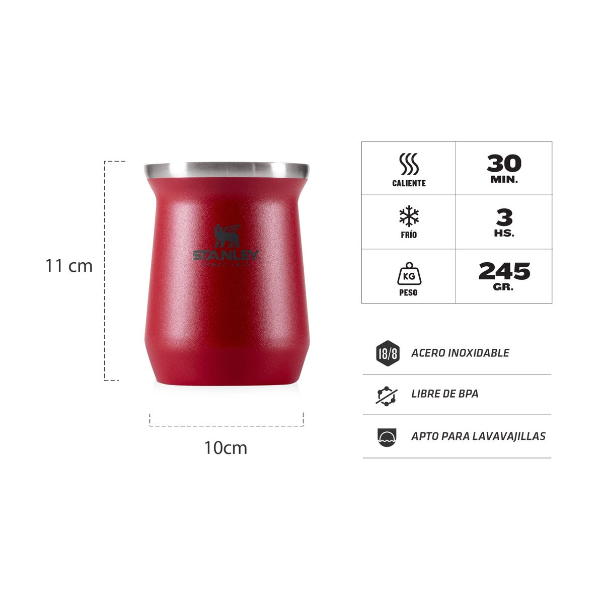 Stanley Mate Rojo 236ml