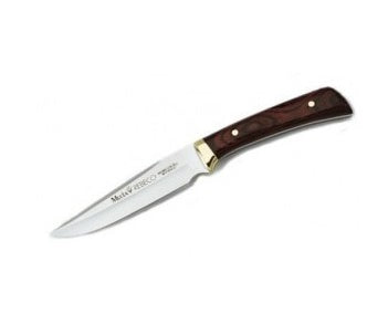 Muela Coltello REBECO 11R – Lama In Acciaio Mova 12 Cm, Manico In Pietra, Per Caccia, Pesca E Bushcraft, Made In Spain