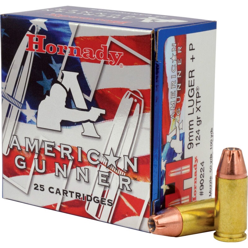 Hornady American Gunner Cal. 9 mm + P